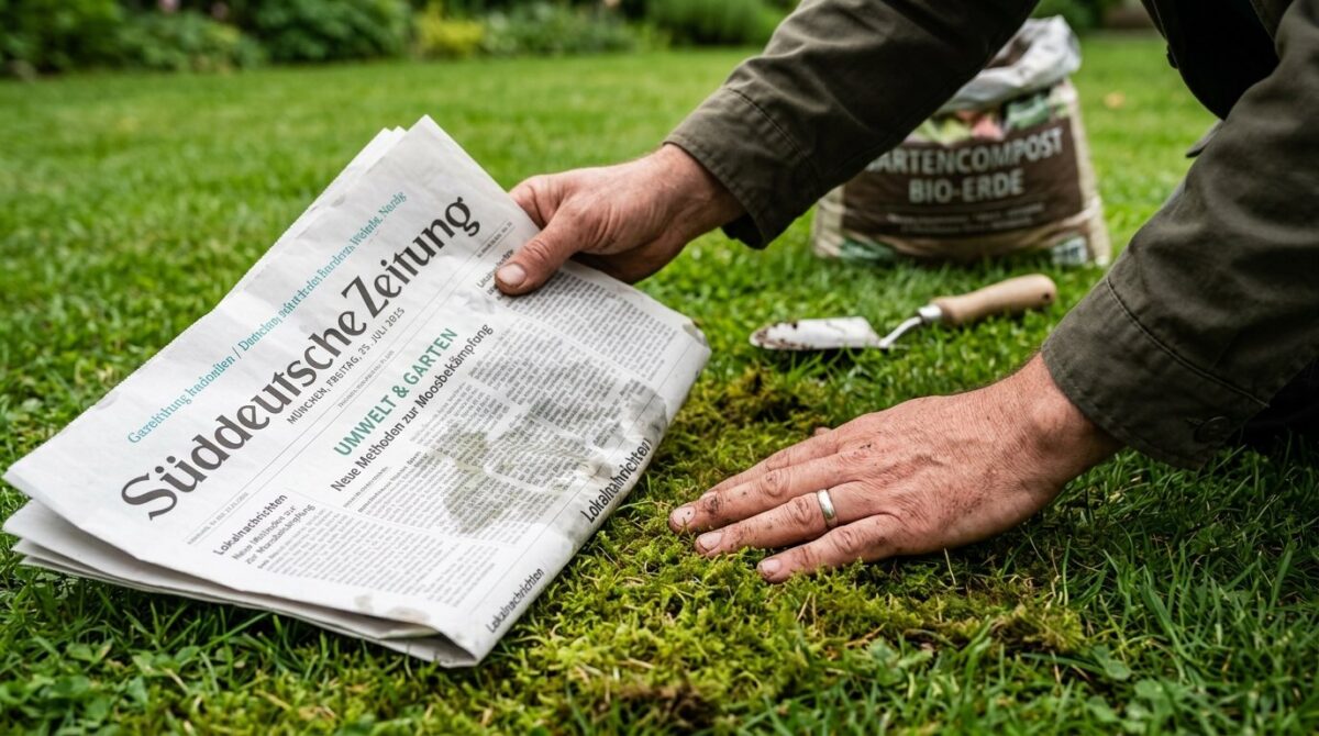 entdecken Sie, wie alte Zeitungen als kostenloses Hausmittel gegen Unkraut im Rasen wirken und Ihren Garten natürlich verbessern