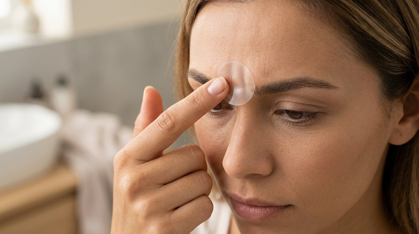 erfahren Sie, wie Anti-Falten-Pflaster durch Hyaluronsäure und mechanische Straffung in 4 Wochen botoxähnliche Ergebnisse liefern