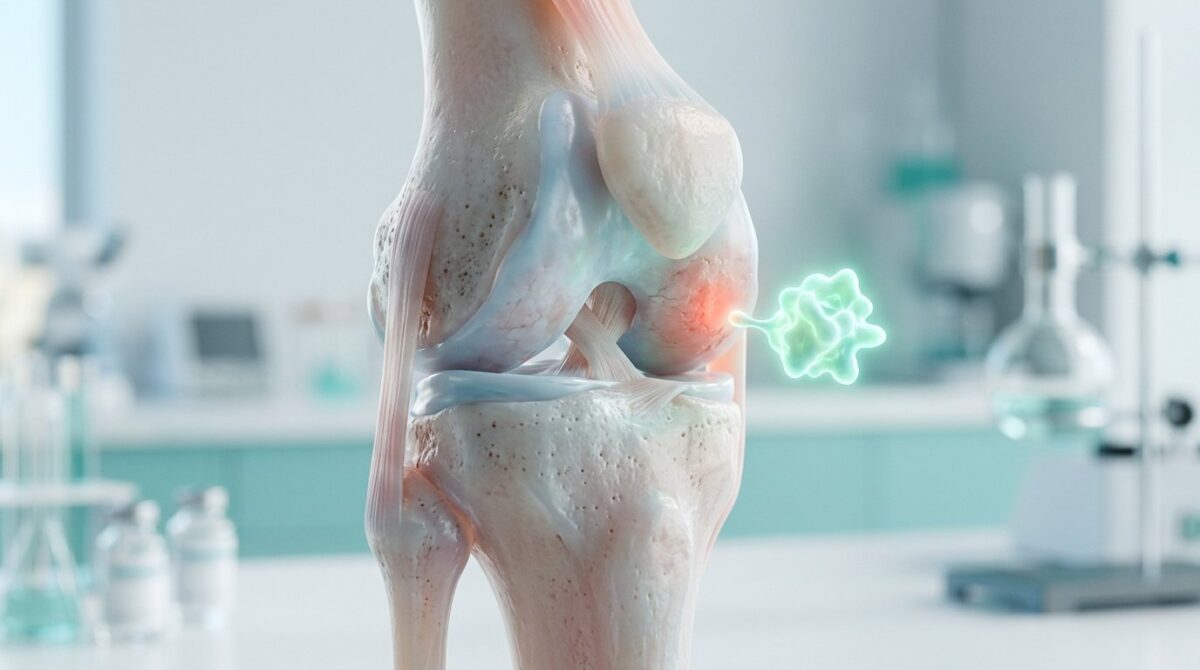 erfahren Sie, wie ein körpereigenes Molekül entzündete Gelenke heilen kann und Millionen von Menschen Schmerzlinderung bringt