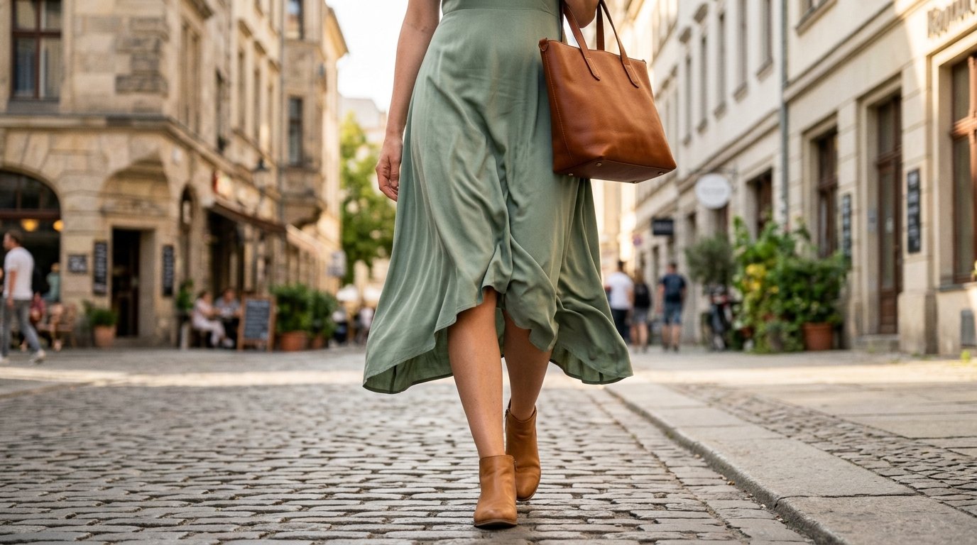 entdecken Sie das günstige Zara-Kleid unter 36 Euro, das jede Körperform schmeichelhaft in Szene setzt und wie ein Designerstück wirkt