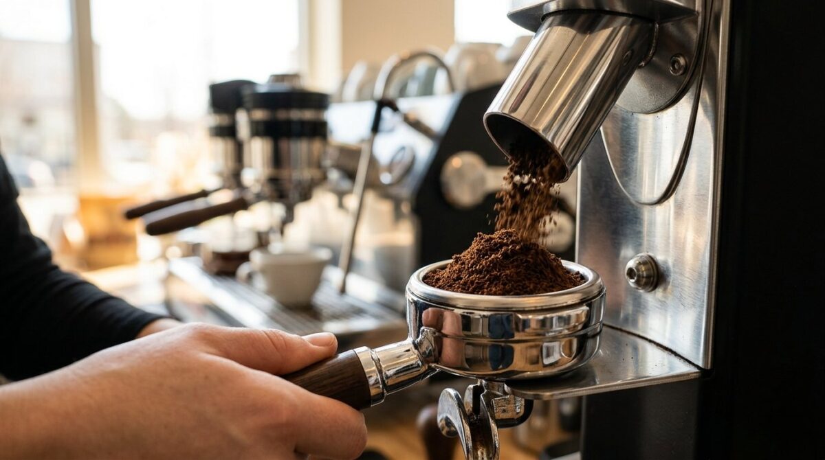 entdecken Sie die mathematische Formel für den perfekten Espresso mit der richtigen Kaffeemenge und Mahlung für optimales Aroma