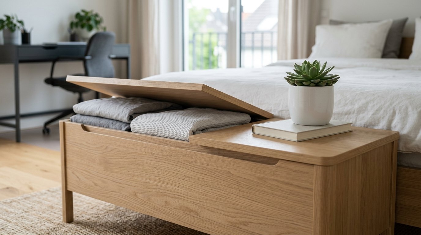 IKEA erfindet eine ideale Sitzbank für das Gästezimmer