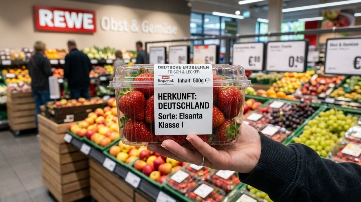 entdecken Sie das versteckte Detail auf der Erdbeeren-Verpackung, das Ihnen hilft, wirklich frische und geschmackvolle Früchte im Supermarkt auszuwählen
