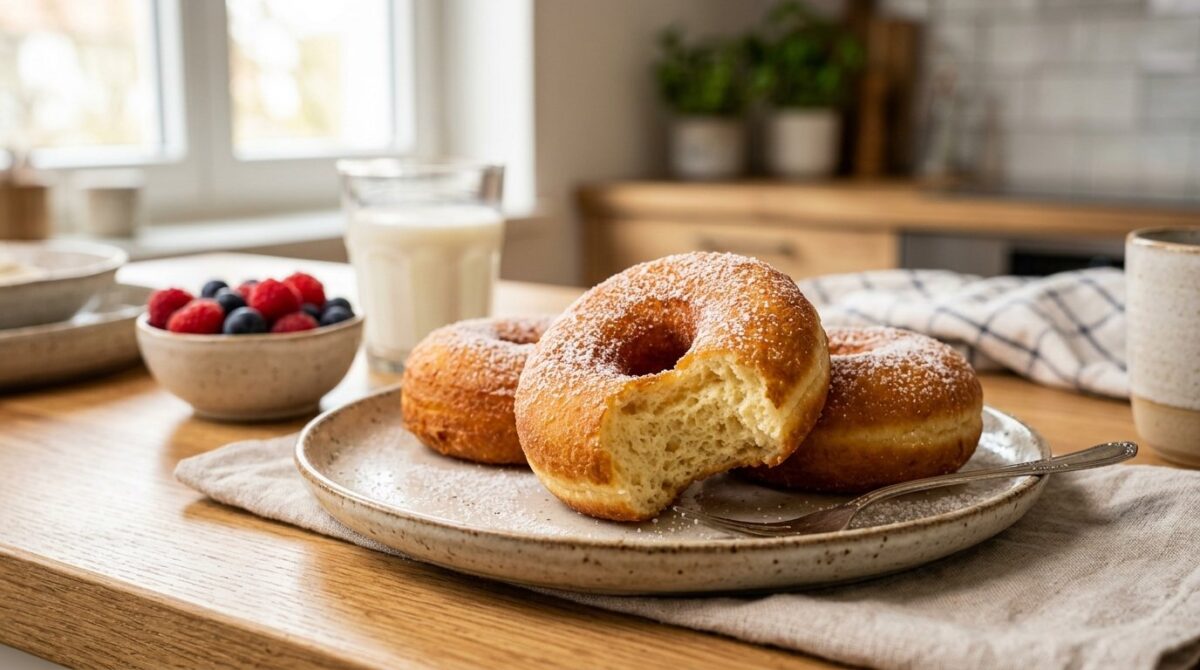 entdecken Sie das Geheimnis knuspriger Kartoffel-Donuts, die mit ihrer goldbraunen Textur und süßem Geschmack jeden Gaumen verzaubern