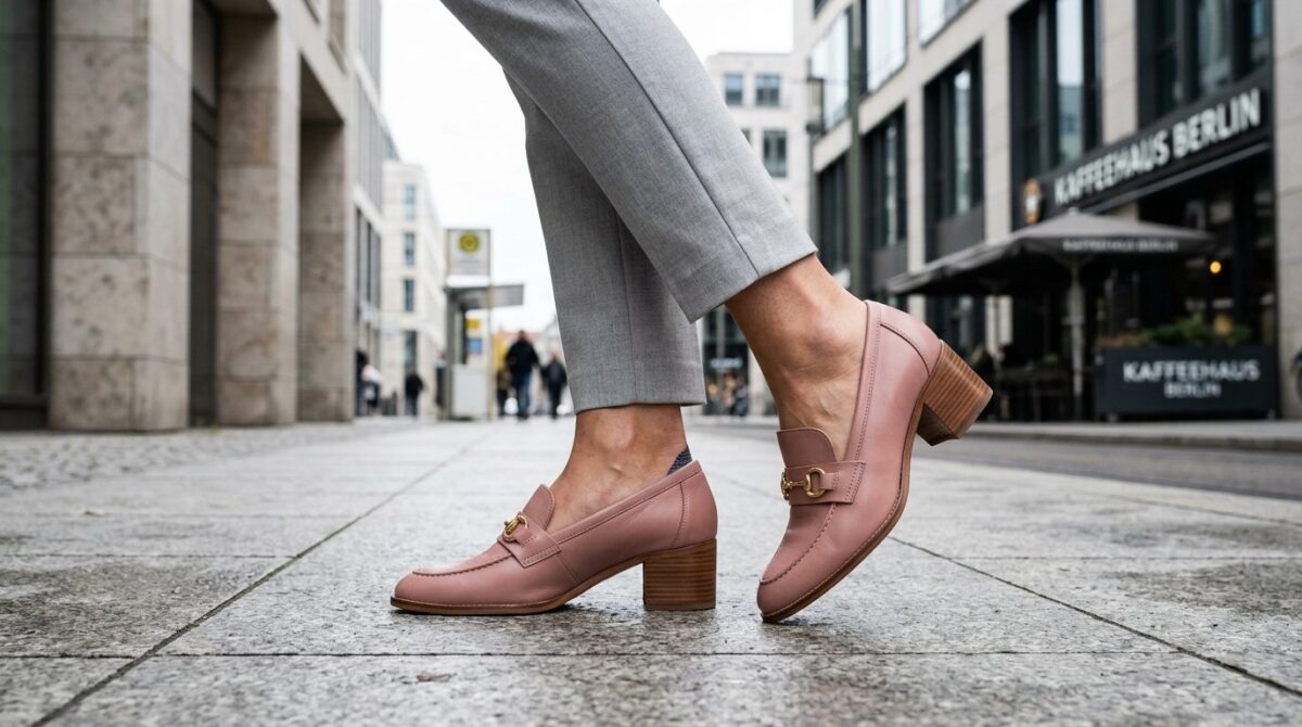 entdecken sie den mokassin mit absatz, den trendschuh für frühling sommer 2026, der komfort und eleganz perfekt vereint