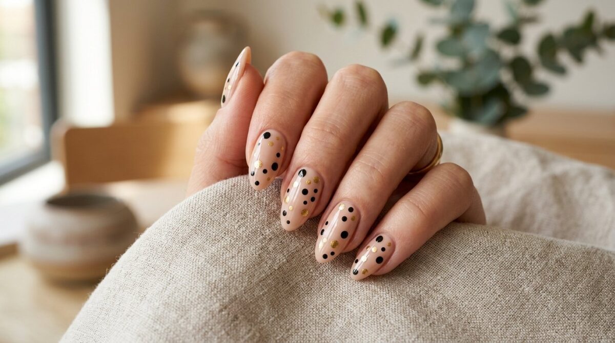 entdecken Sie die 5 trendigsten Pünktchen-Maniküre Motive für den Sommer 2026 und setzen Sie auf elegante Nagel-Designs mit Punkten