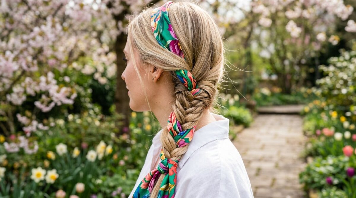 entdecken Sie, wie Seidenschals, Stirnbänder und Spangen Ihre Frühlingsfrisur 2026 revolutionieren und zum trendigen Haar-Accessoire werden