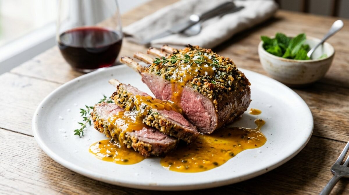 entdecken Sie die innovative Fusion aus zartem Lamm und tropischen Aromen auf der exklusiven Speisekarte vom April 2026