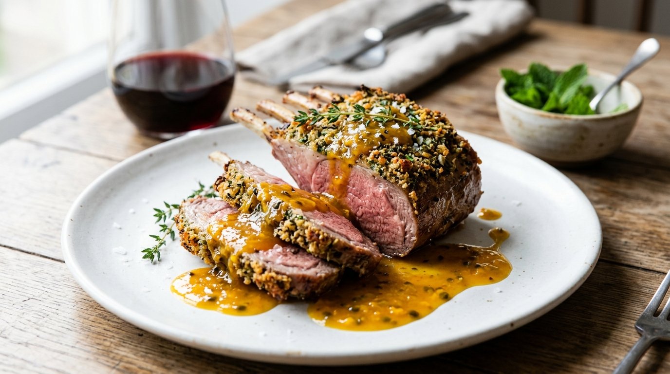 entdecken Sie die innovative Fusion aus zartem Lamm und tropischen Aromen auf der exklusiven Speisekarte vom April 2026