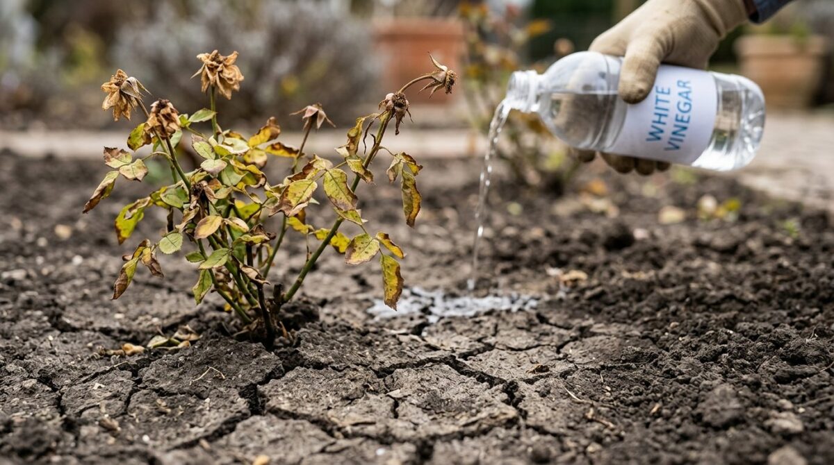 erfahren Sie, warum Essig und Salz zur Unkrautbekämpfung schädlich sind und welche nachhaltigen Alternativen Ihren Garten schonen