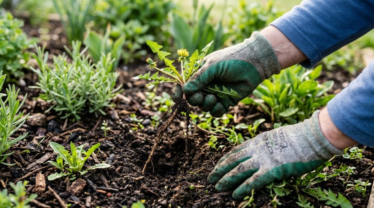 entdecken Sie den perfekten Zeitpunkt für effektive Unkrautvernichtung und warum sonnige Tage nicht ideal sind – so wird Gartenarbeit deutlich leichter