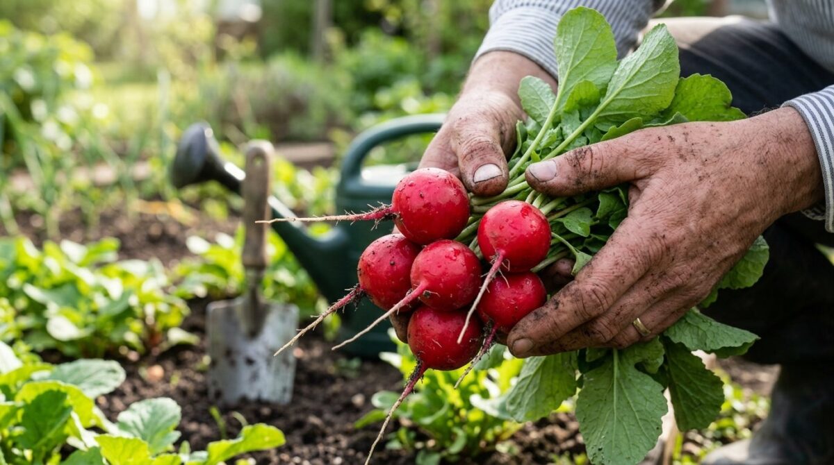 entdecken Sie die richtige Radieschenzucht: Mit optimaler Bewässerung und korrektem Pflanzabstand erreichen Sie dreifache Ernteerträge wie Gartenbau-Experten empfehlen