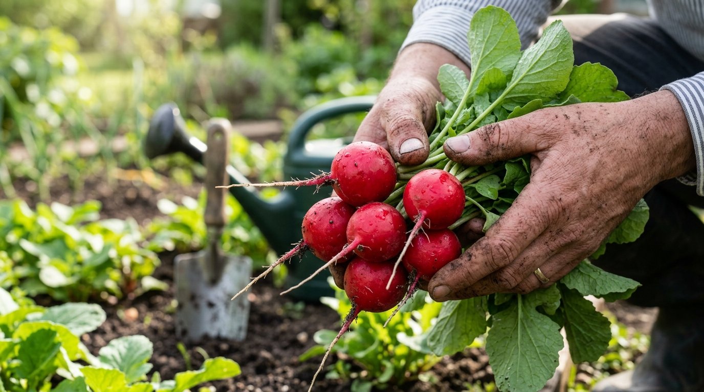 entdecken Sie die richtige Radieschenzucht: Mit optimaler Bewässerung und korrektem Pflanzabstand erreichen Sie dreifache Ernteerträge wie Gartenbau-Experten empfehlen